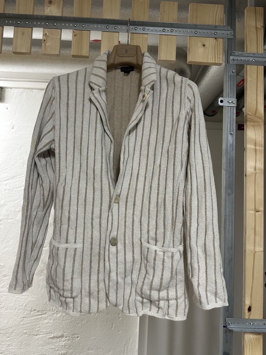 Lardini Giacche: LARDINI striped jacket, size L, cotton blend, summer. – Nuovo (secondo la descrizione) da Zürich venduto da juz_2t2j