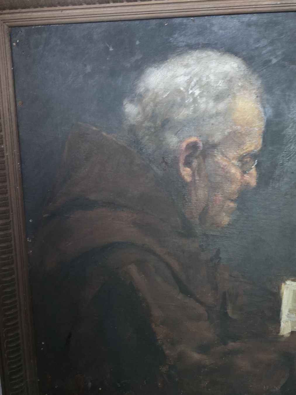 Dipinti: Painting Monk with Glasses  – Usato da Bern venduto da Mr.Garcia300 1