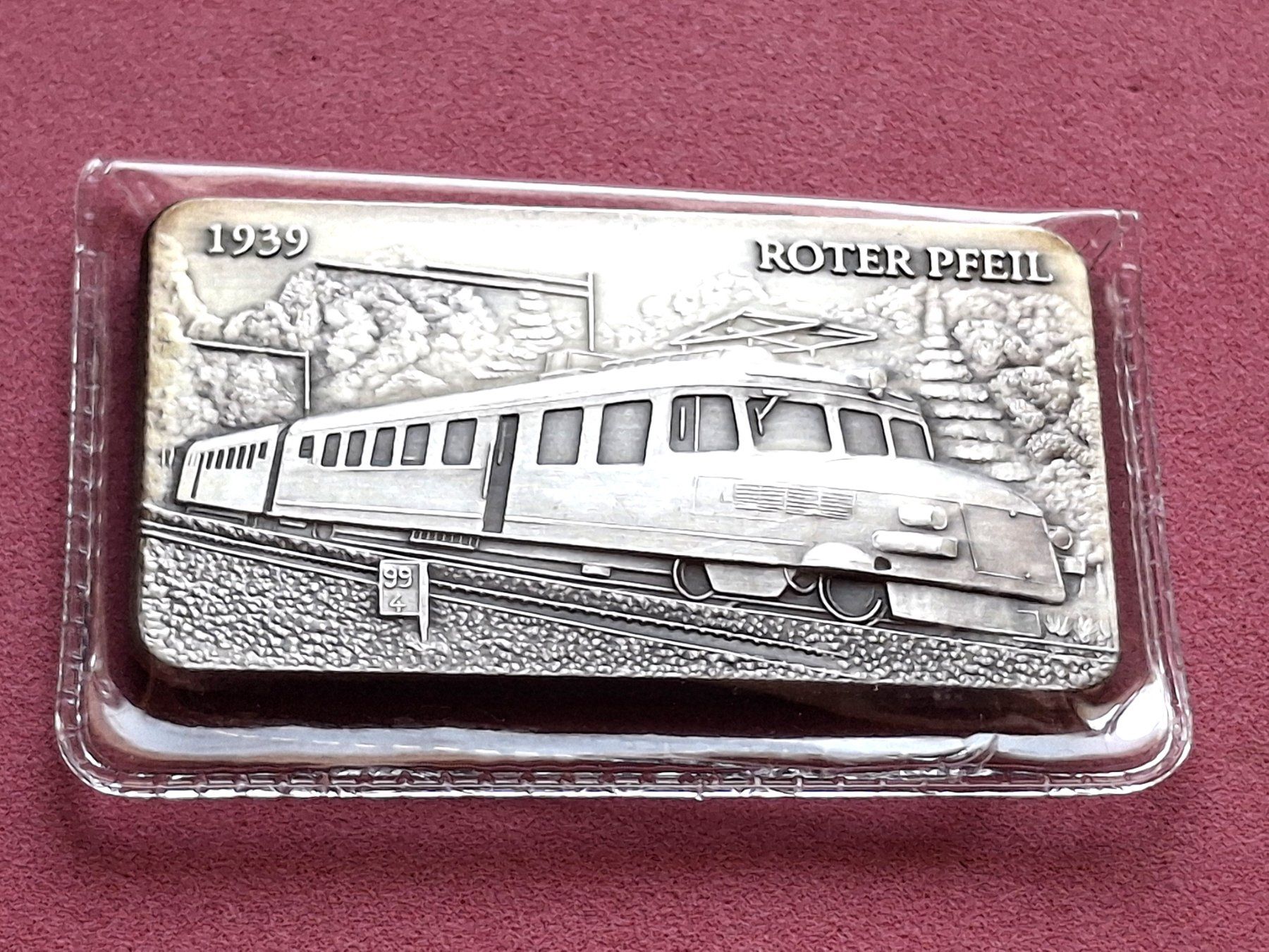 Metalli preziosi: CH EISENBAHN - ROTER PFEIL - OVP – Usato da Boniswil venduto da dpd4coins
