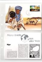 Niger_1989_Münzbrief mit Beschreibung