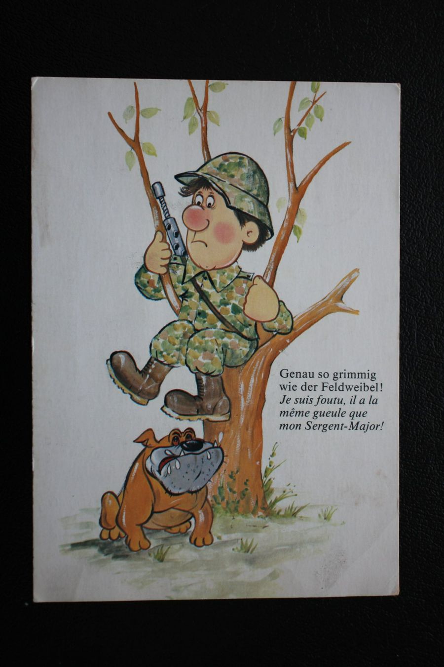 Cartoline postali: SOLDATEN KITSCHKARTE – Usato da Wiedlisbach venduto da Hrudolfo