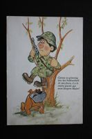 SOLDATEN KITSCHKARTE