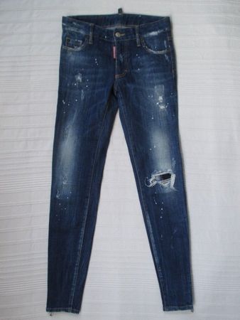 DSQUARED2 / Skinny-Fit Distressed Jeans Sz 36