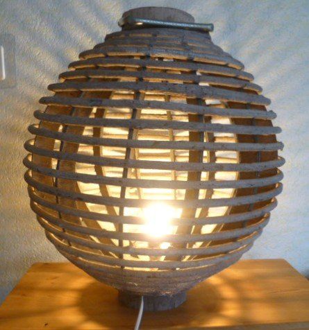 Lampade: Korb-Steh-Lampe, ein Hingucker Ø 440 mm – Usato da Effretikon venduto da Heimstudio 2