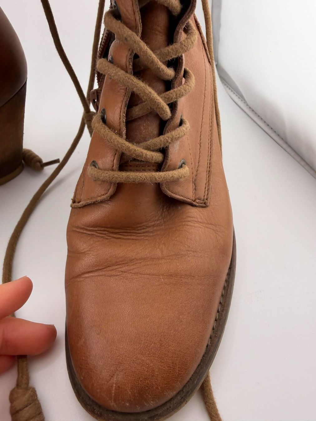 Scarpe da donna: Braune Stiefeletten mit Absatz, Grösse 35 – Usato da Riehen venduto da edu_92w7 5