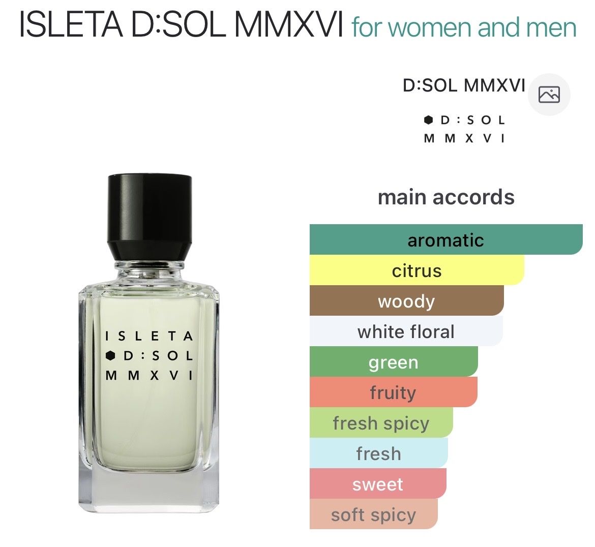 Profumi & Eau de Toilette: NICHE - EDP x3 D:SOL MMXVI – Usato da Genève venduto da StaceyH 3