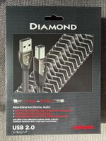 Audioquest Diamond USB A-B 0,75m Carbon DBS, top Zustand 1v2