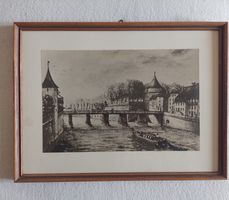 Historischer Stadtbild-Stich zeigt ev Solothurn?