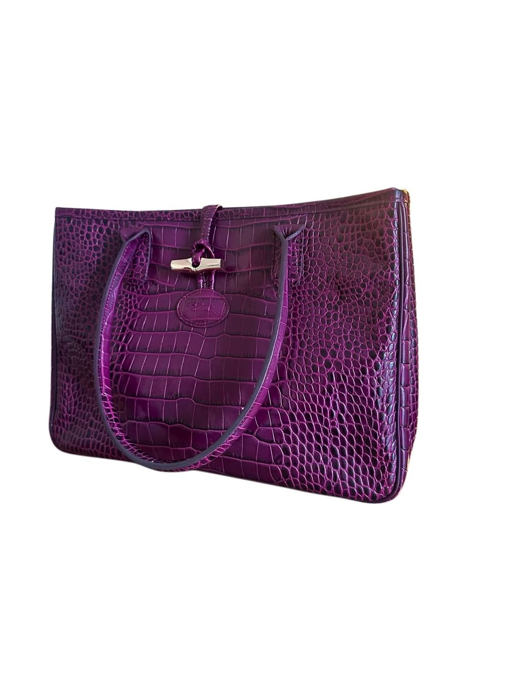 Longchamp Sacs femmes: Longchamp Roseau croc embassed leater Tasche – D'occasion à Liestal par Ballybs 2