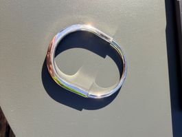 Tiffany & Co. Lock Bangle 18 Karat 750er Weissgold (Gr. L)
