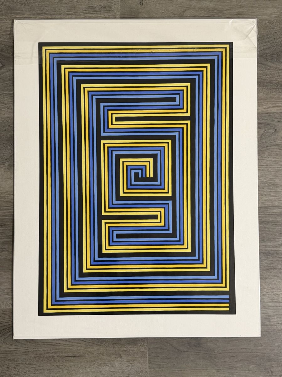 Foto & Immagini: Original Bild, gelb-blau,modern! – Usato da Gunten venduto da starfish3 4