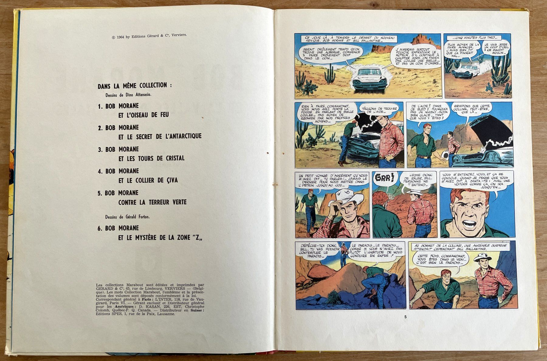 Fumetti: Bob Morane - La vallée des crotales - E.O. 1964 TBE – Usato da Savagnier venduto da Ne2065 5