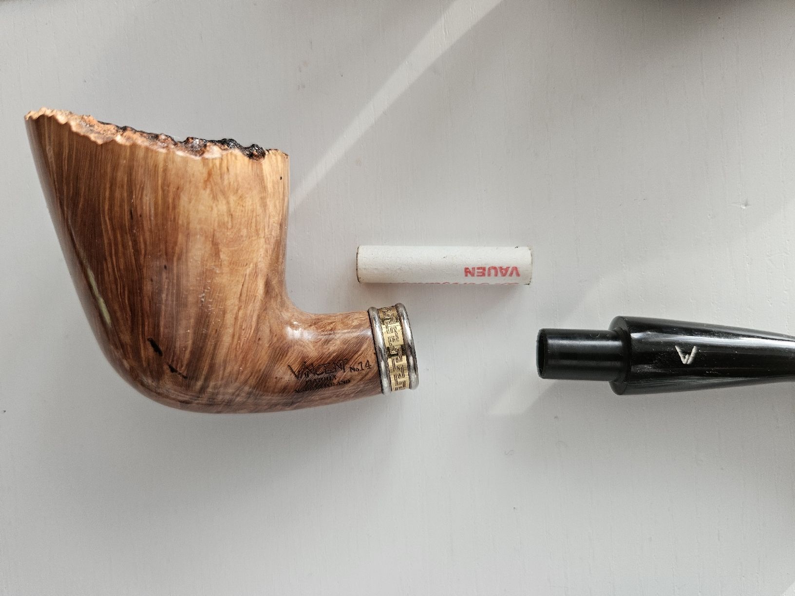 Pipes & Accessoires: Rustikale Pfeife mit Silberband – D'occasion à Menzingen par mar_5cfw