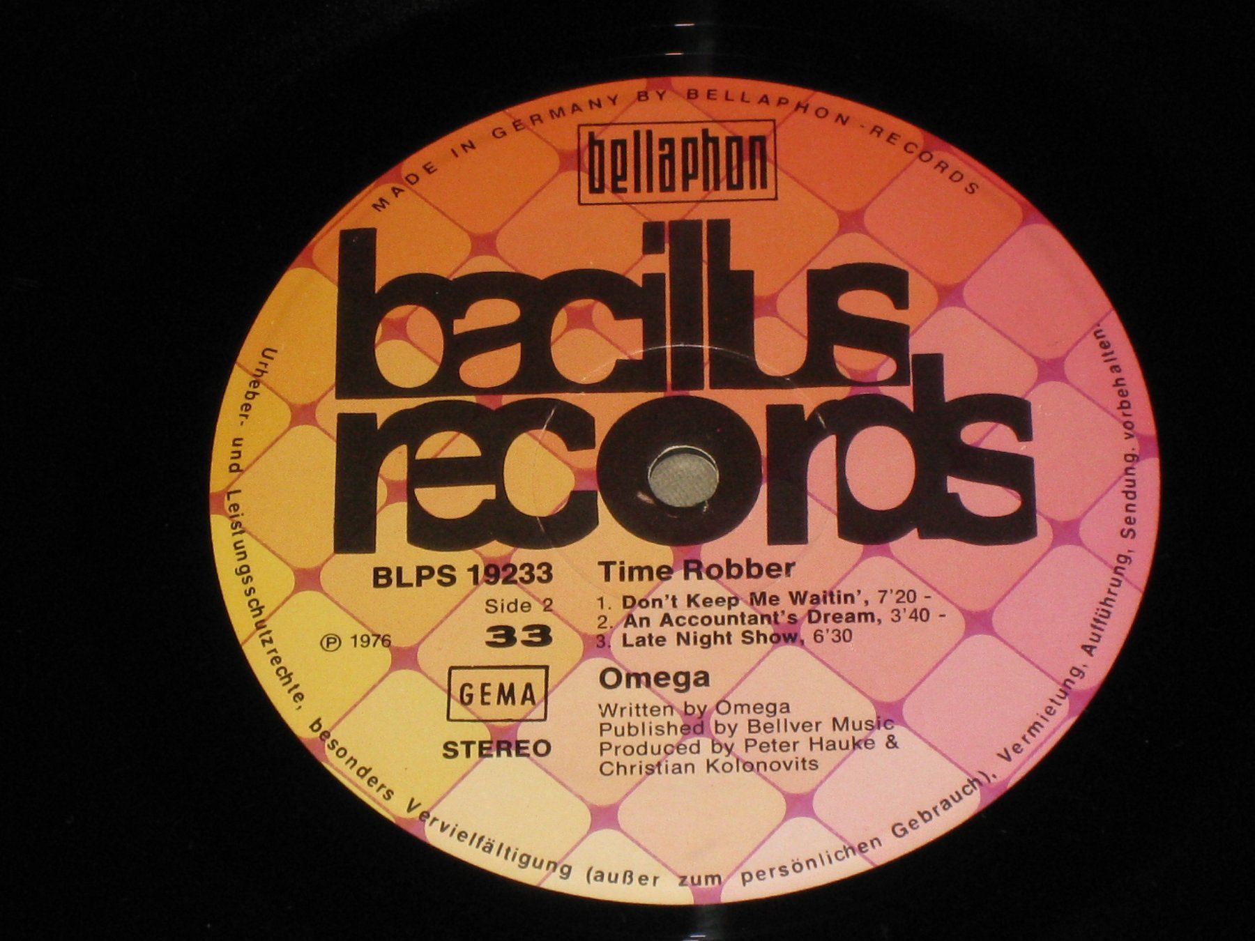 Schallplatten: LP - OMEGA - TIME ROBBER – Gebraucht aus Steckborn von Quo7 2