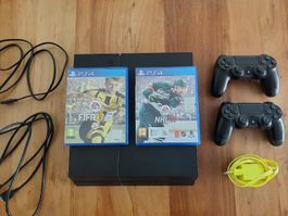 Playstation 4 mit 1TB Speicher und viel Zubehör