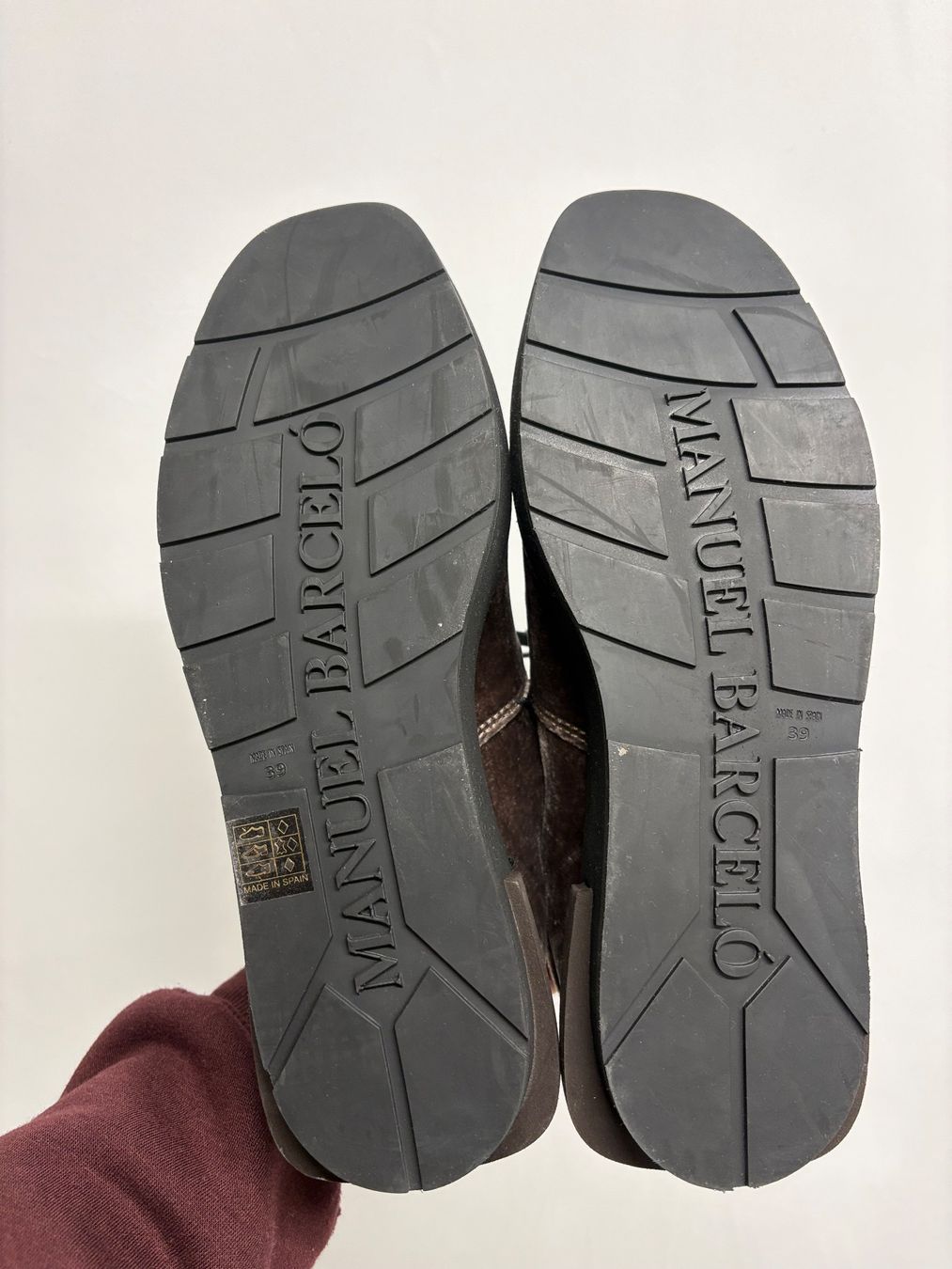 Scarpe da donna: Manuel Barcelo Samt Sneaker Gr. 39 braun Plateau – Nuovo (secondo la descrizione) da Regensdorf venduto da secondchancefashion 5