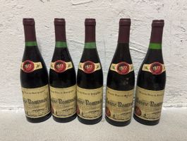 5 Flaschen Wein 1977