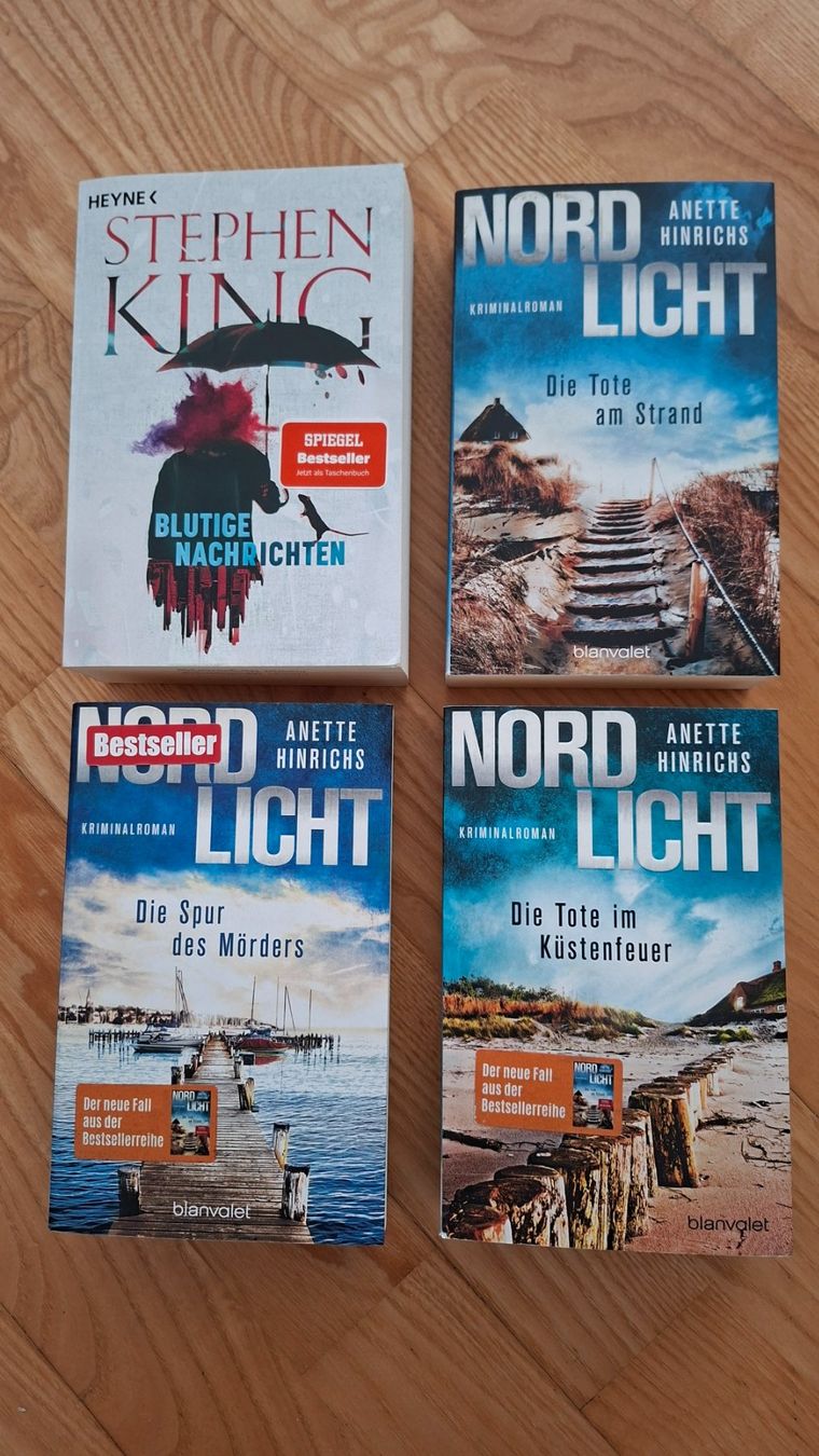 Libri: Anette Hinrichs und Stephen King - 4 Kriminalromane – Usato da Oberentfelden venduto da Affra01