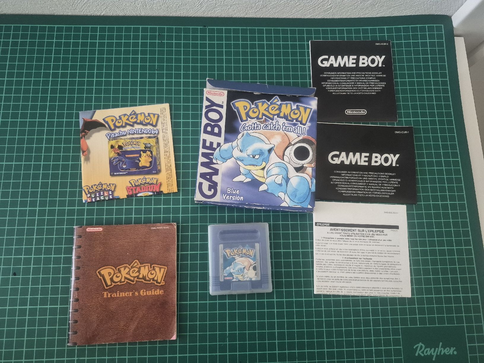 Pokémon Giochi: Pokemon Blue Version Game Boy complete in box [ on ovp] – Usato da Meyrin venduto da Retro-GZ