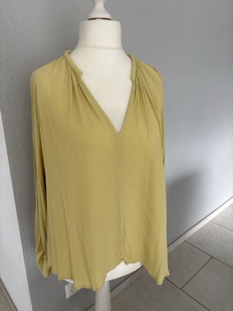 YAYA Bluse, Grösse 38, zartes senfgelb