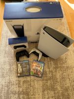 PS5 Disc 825 GB + 2 Controller + OVP + 2 Spiele