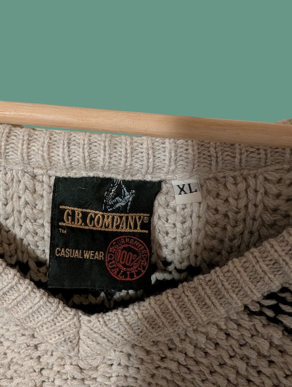 Pulls & Sweat-shirts: Gestreifter Vintage-Grobstrickpullover – D'occasion à St. Gallen par nadinewho 1
