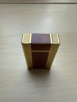 Feuerzeug S.T. Dupont Mondo gebraucht Gold
