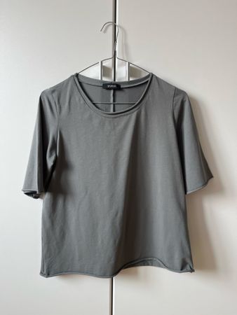 Yukai T-Shirt Grau Grösse 36 Baumwolle/Elastan guter Zustand
