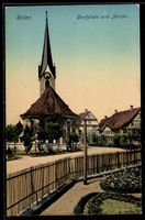 AK Erlen, Platz und Kirche
