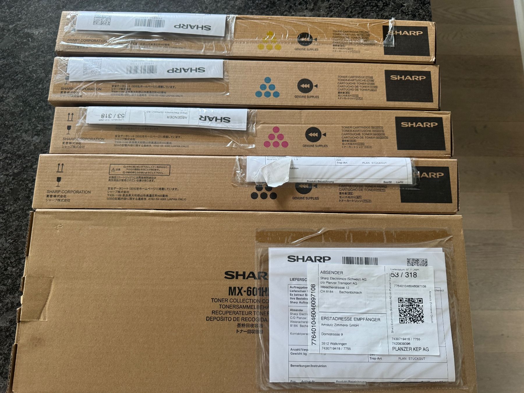 Sharp Cartucce per stampanti & toner: Sharp Toner MY61GT Original – Nuovo e nell'imballaggio originale da Münsingen venduto da Sabine87