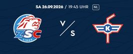 1x Ticket ZSC Lions vs EHC Kloten