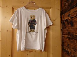Weisses T'shirt Polo Bear by Ralph Lauren Gr. XL - 426232