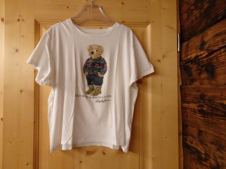 Weisses T'shirt Polo Bear by Ralph Lauren Gr. XL - 426232