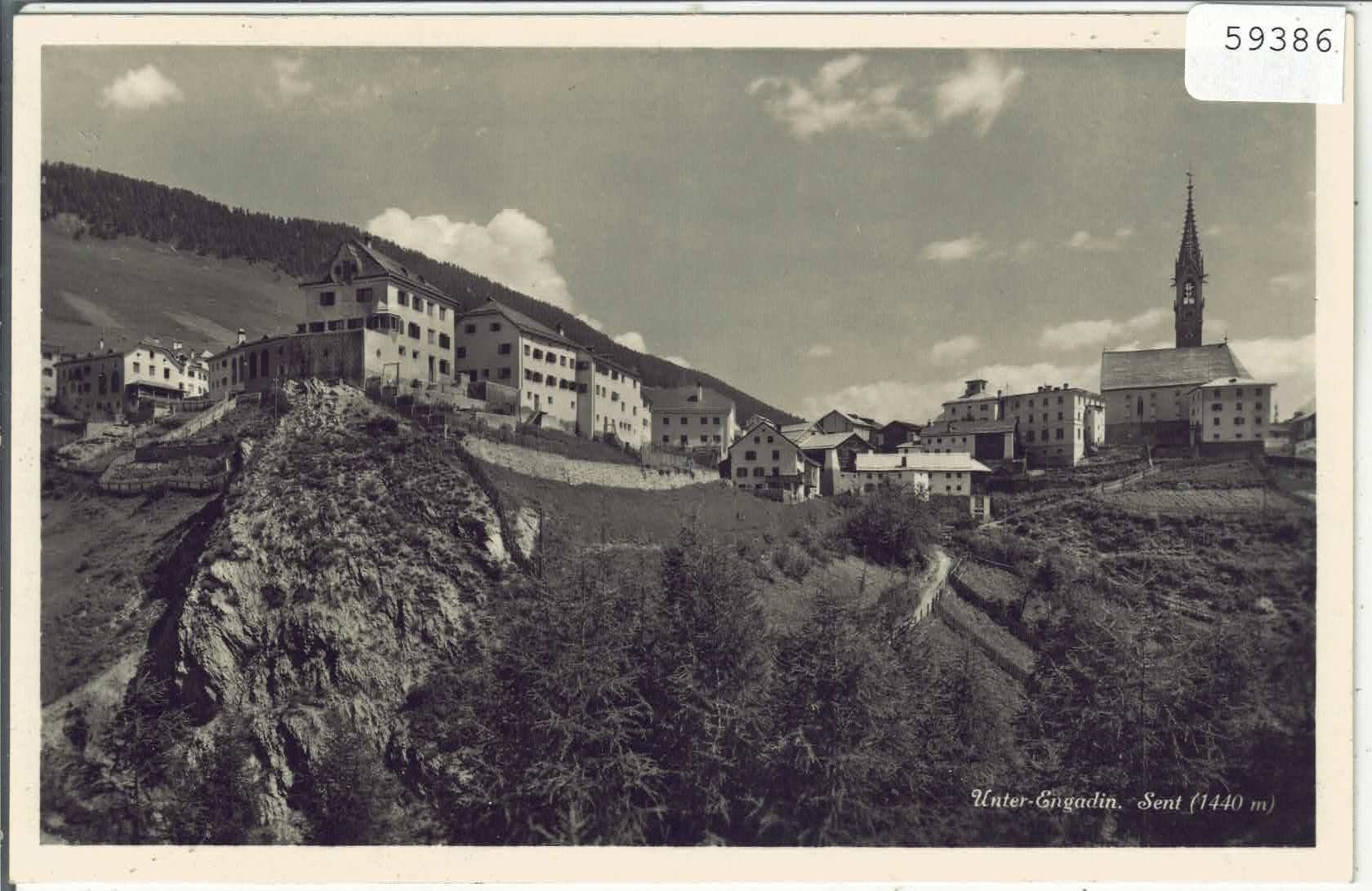 Cartoline postali: Unter-Engadin - Sent – Usato da Ettingen venduto da Kartenplanet