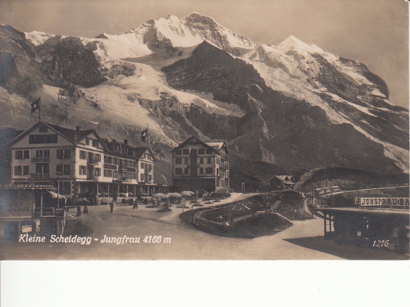 Cartoline postali: Kleine Scheidegg, 1928 – Usato da Bürglen TG venduto da StampGraf