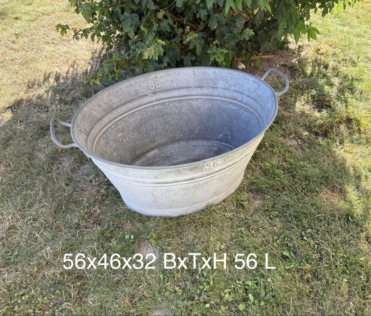 Altre Decorazioni per giardino: Zuber Zinkwanne dicht 56 L – Usato da Gerlafingen venduto da sternrose 2