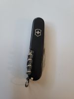 Taschenmesser Victorinox schwarz mit Logo Helvetik Employ
