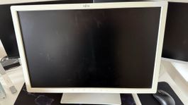 Fujitsu Monitor B24W-7 LED 24 Zoll weiss gebraucht