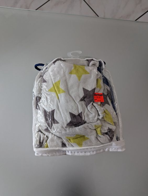 ZEWIFIXDecke in den Massen 70 × 140cm (gelbe Sterne) Kaufen auf Ricardo