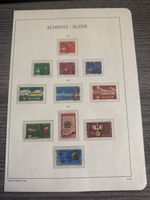 Schweizer Briefmarken Sammlung, Jahrgänge 1952 - 1954