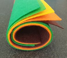 BASTELFILZ-SET 5 Platten 30x30 cm Set 27 Felt Diy