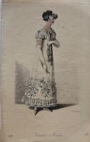 Antike Lithographie, Wiener Mode, 1820
