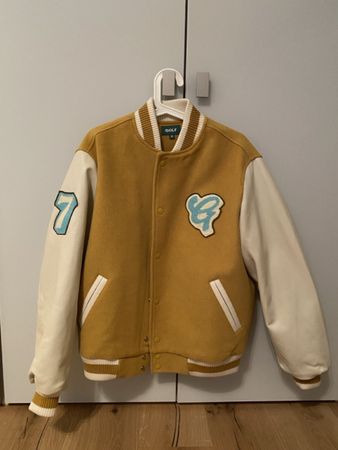 Golf Wang Varsity Jacket - Size M - Mustard Yellow