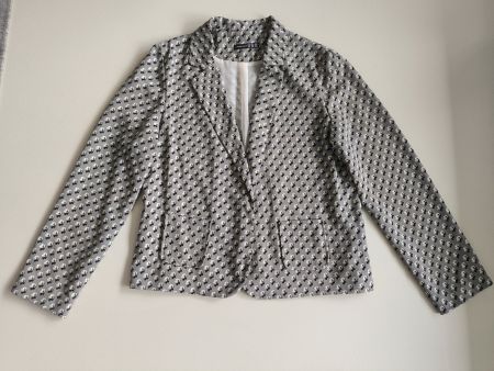 Süßer grauer Pandabär-Blazer, Größe 40