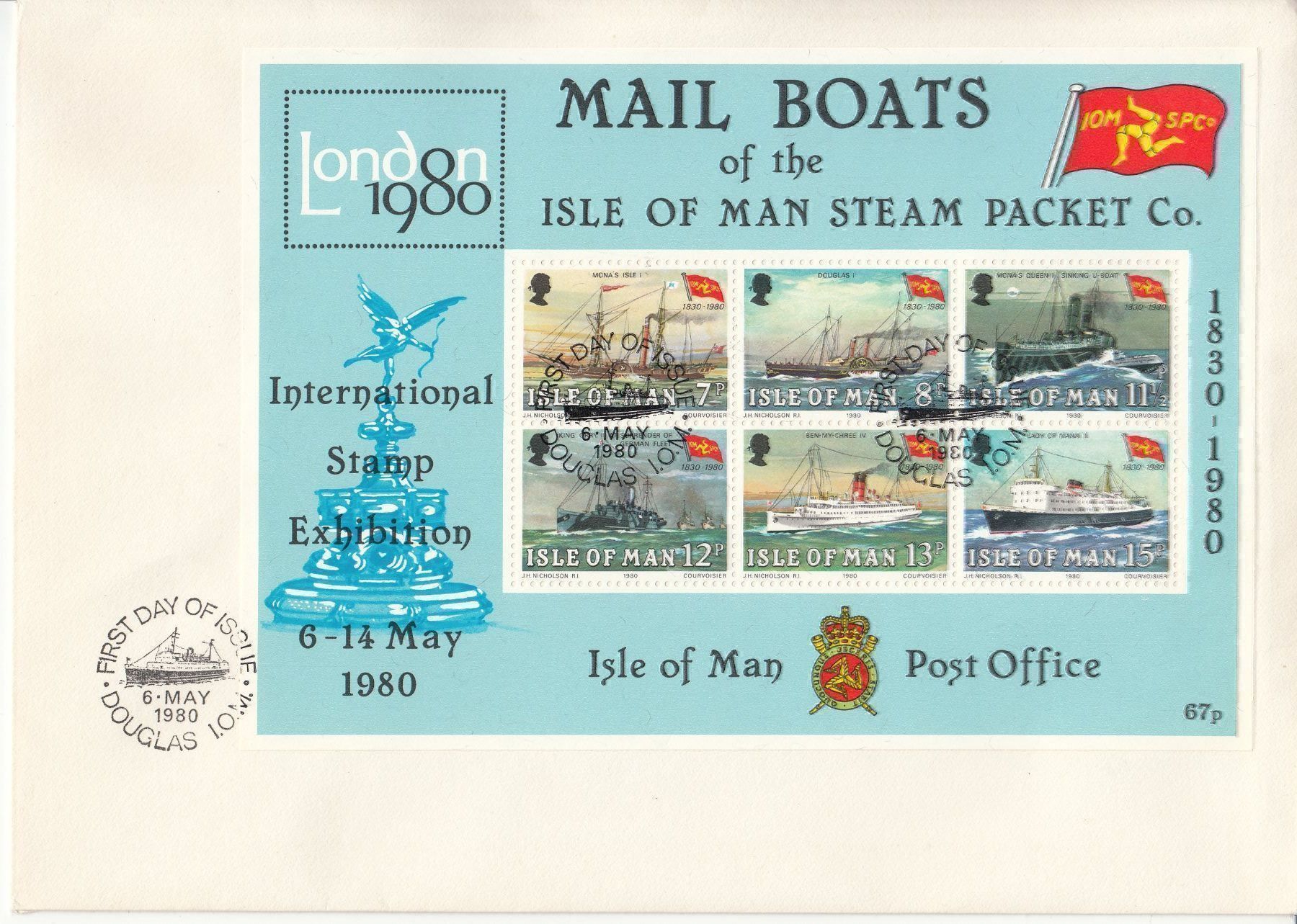 Tutti i francobolli: Isle of Man Mi Block 3 – Usato da Bürglen TG venduto da StampGraf 1