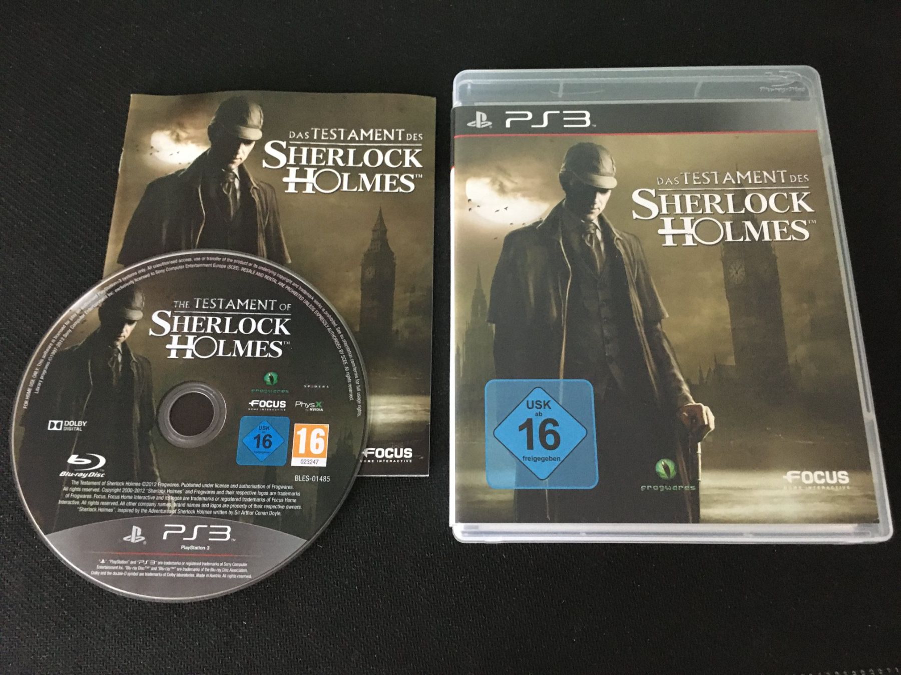 Sony Giochi: Das Testament des Sherlock Holmes - Playstation 3 / PS3 – Usato da St.Gallen venduto da sjosjo