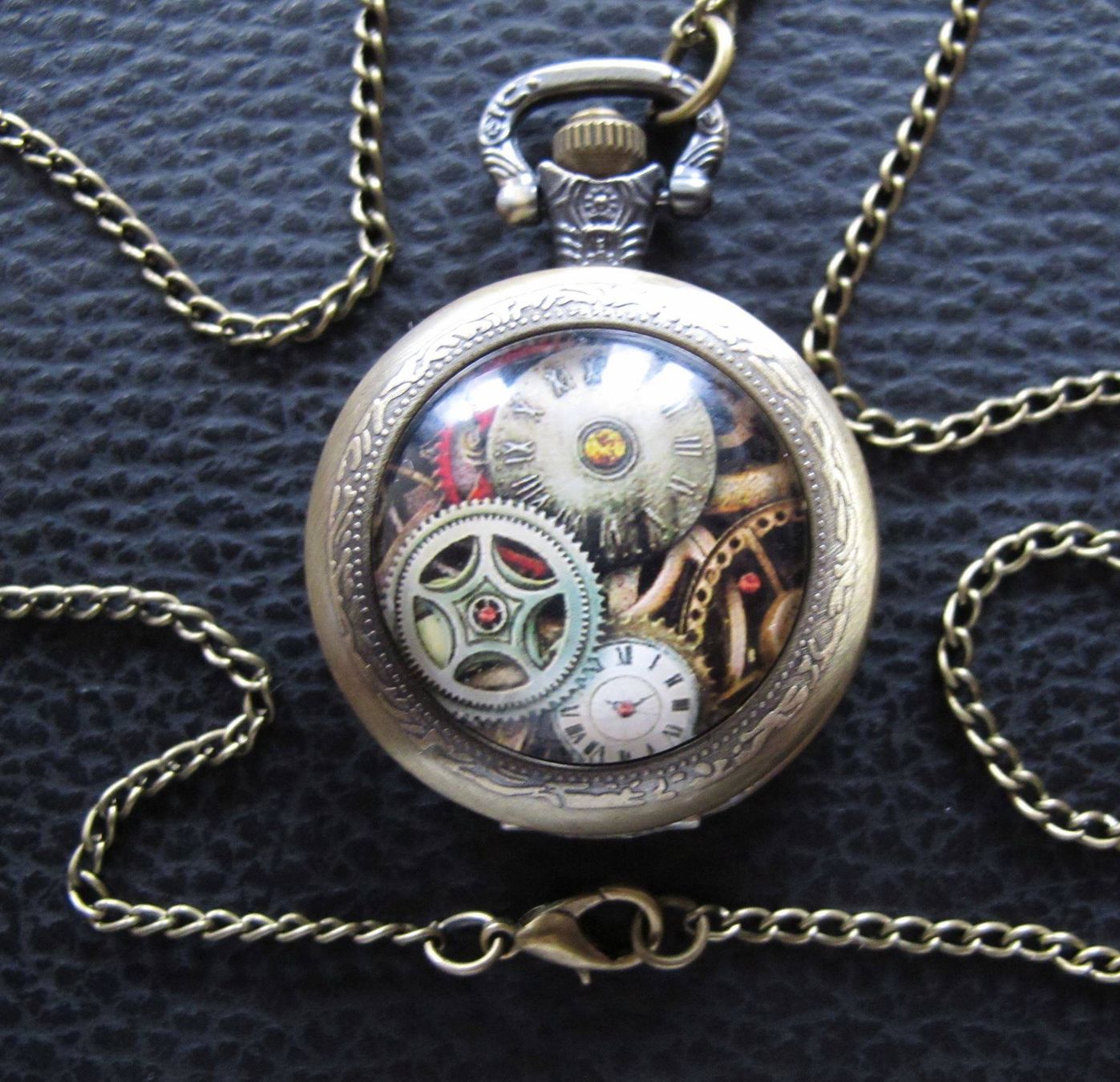 Altri gioielli: Umhänge-Uhr / Umhängeuhr Steampunk – Nuovo (secondo la descrizione) da Schwanden GL venduto da UHRKNALL