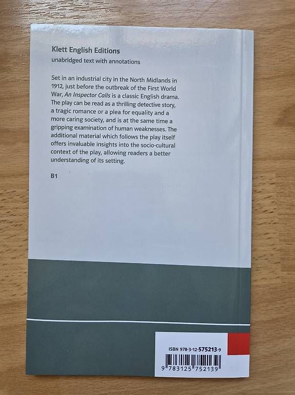 Libri: An Inspector Calls - J.B. Priestley – Nuovo e nell'imballaggio originale da Buttisholz venduto da toni_hug 1
