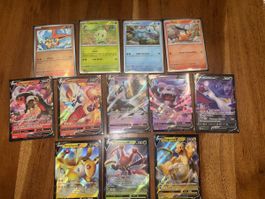 Pokémon v Cards & Promo Cards all nm in sleeves 