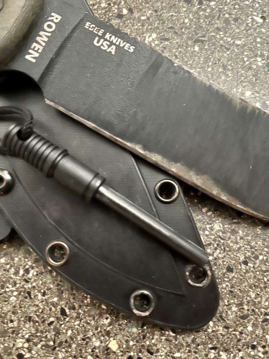 Zubehör: Messer ESEE Rowen mit Feuerstahl und Scheide – Gebraucht aus Zürich von Phantom1 4